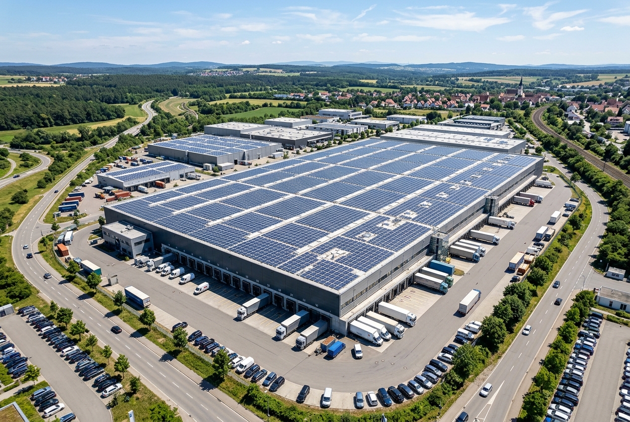 Gewerbe und Industrie Solar
